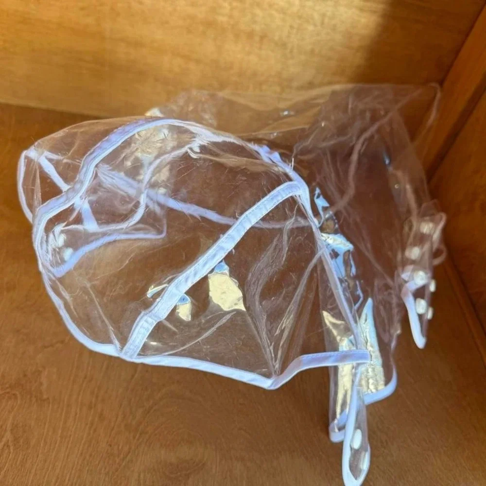 Clear Transparent Dog Raincoat | Waterproof Pet Poncho